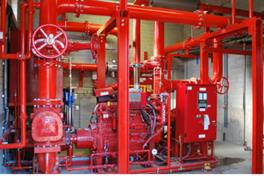 Lắp đặt đường ống của hệ thống Sprinkler