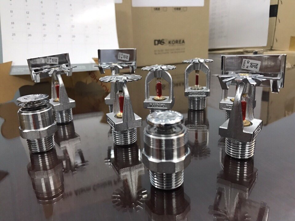 Phân loại đầu phun và Khoảng cách khi lắp đặt sprinkler