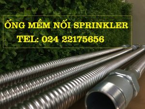 Khi lắp đặt ống mềm nối đầu phun Sprinkler được uốn cong như nào ?